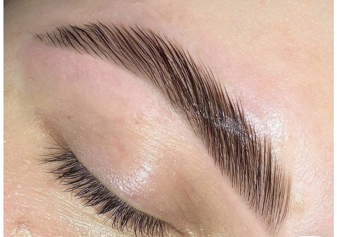 Brow lamination result - Queens Beauty Brandon FL