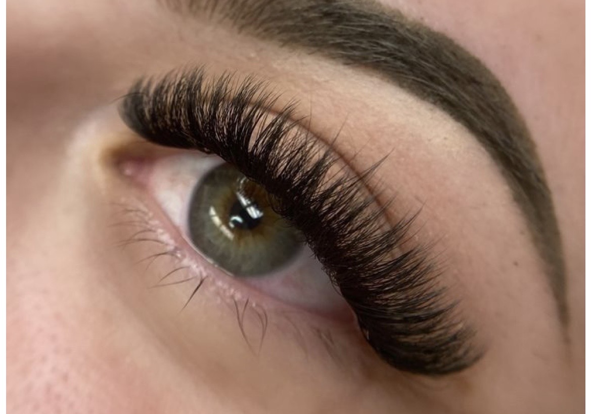 Volume lash set result - Queens Beauty Brandon FL