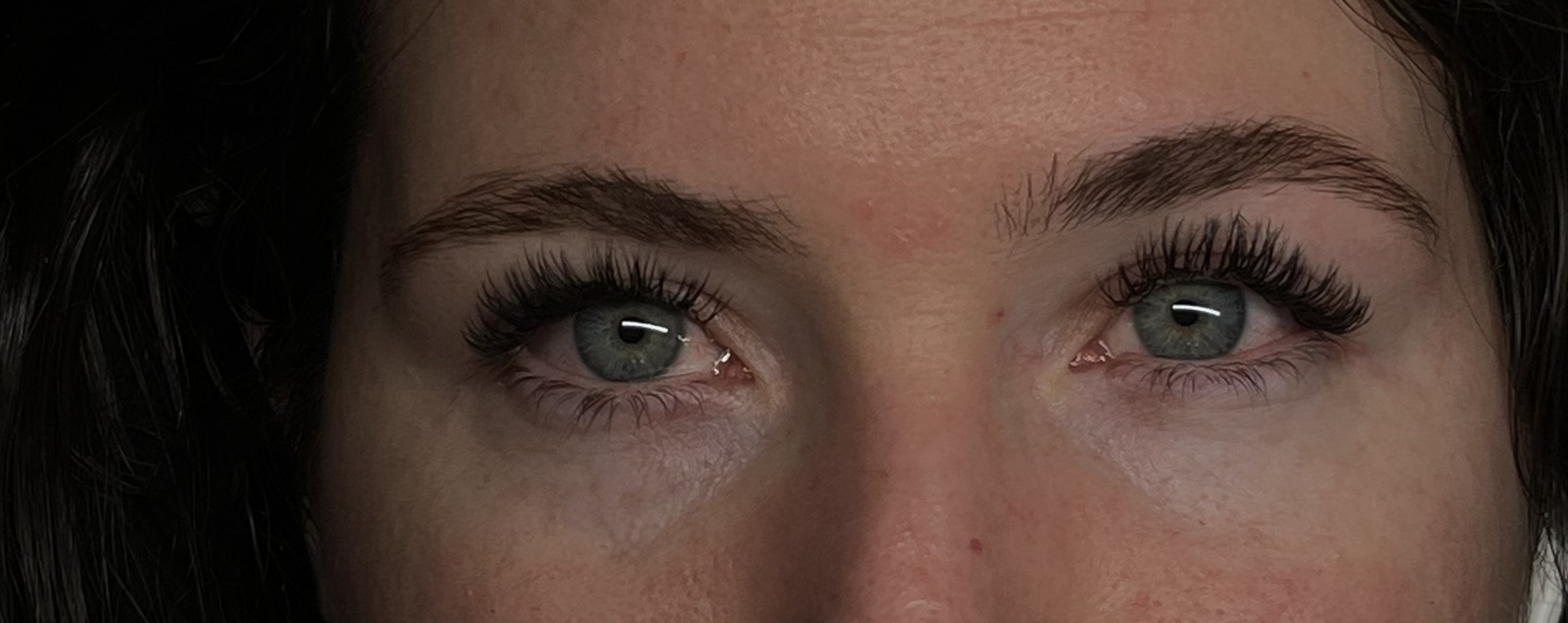 Wet look lash set Queens Beauty Brandon FL